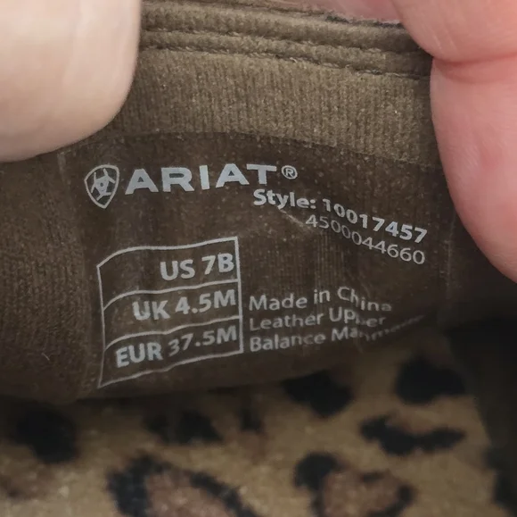 Ariat Cruiser Slip On Flat Loafer Womens Size 7 Western Comfy Cowgirl Boho - Picture 6 of 8